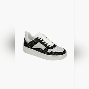 Forever Link Rhinestone Platform Flat Sneakers